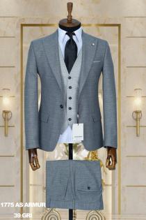 Combined Men's Suit Gray