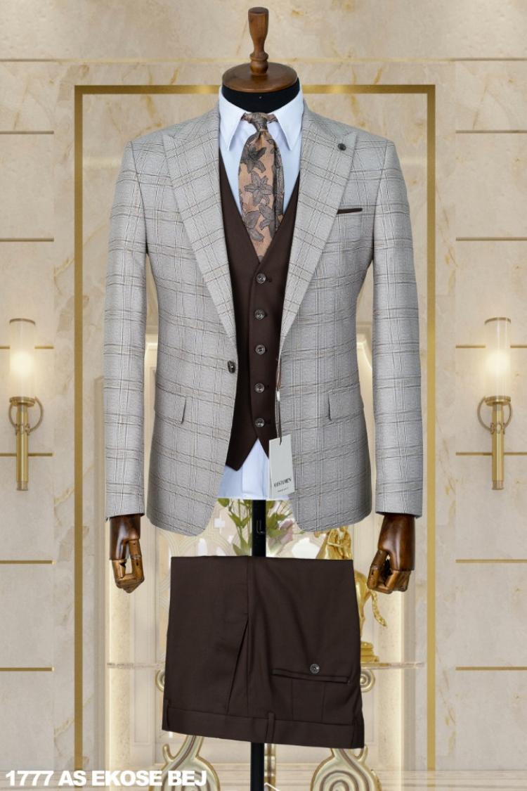 Exclusive Men's Suit Beige