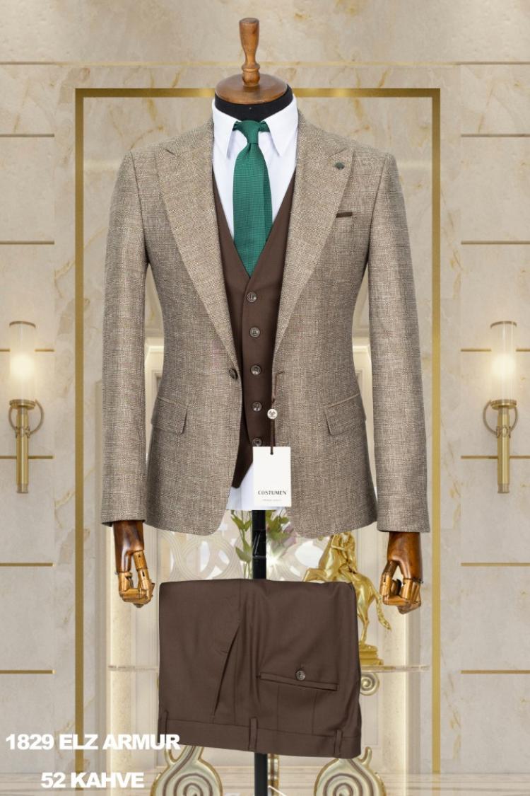 Combined Men's Suit Brown