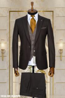 Combined Men's Suit Brown