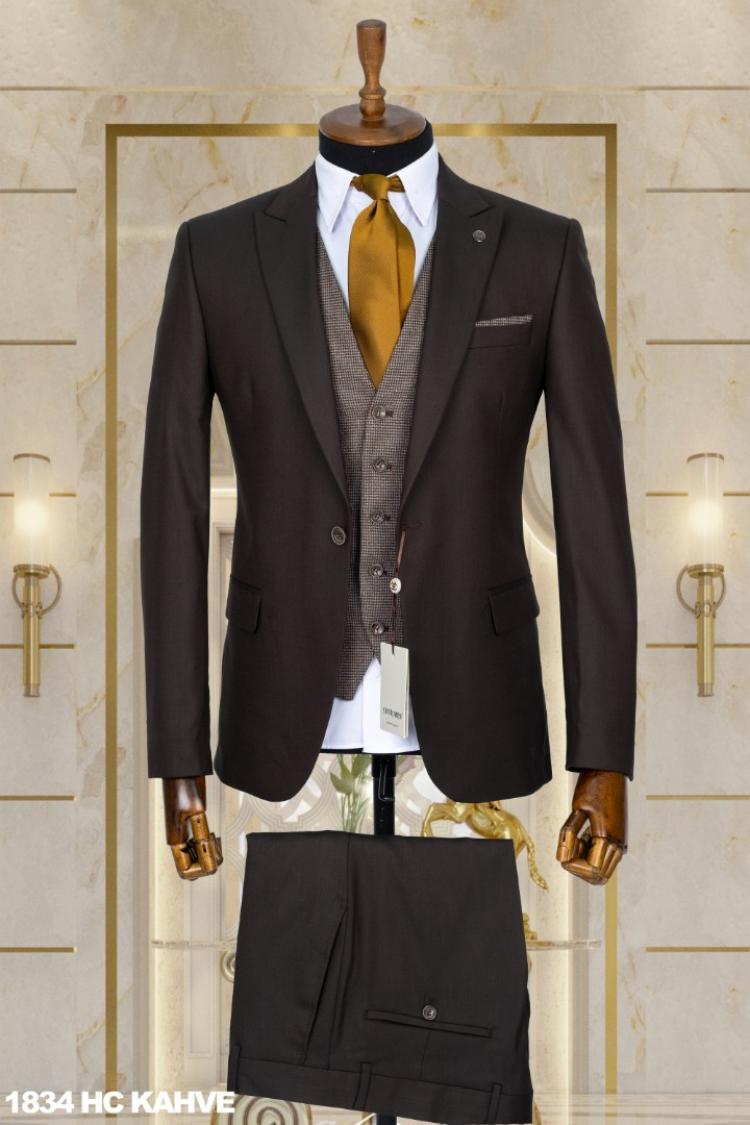 Combined Men's Suit Brown