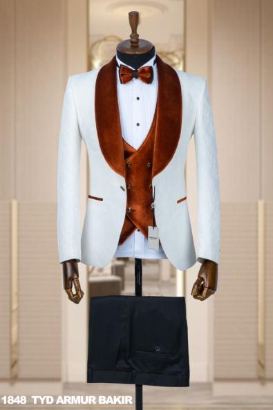 Men's Wedding Suit Copper