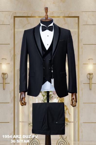 Men's Wedding Suit Black