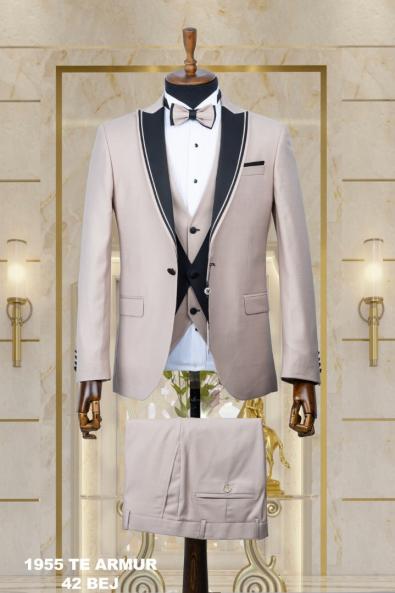 Men's Wedding Suit Beige