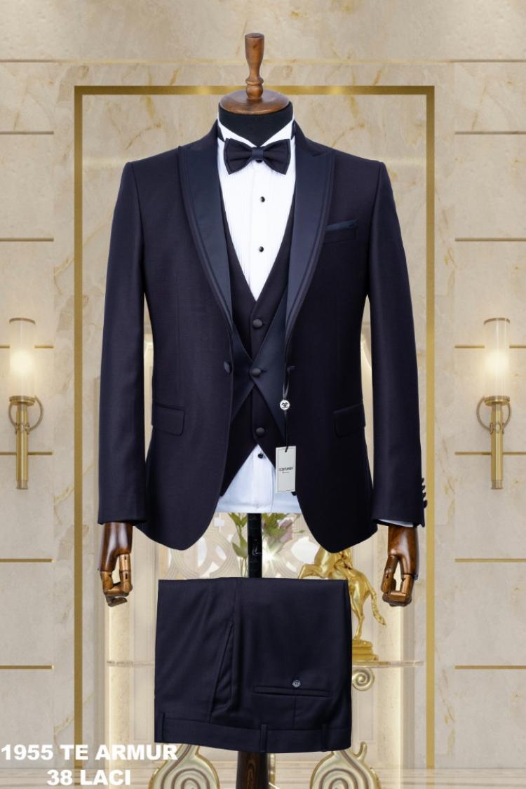 Men's Wedding Suit Navy Blue