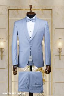 Men's Wedding Suit Indigo