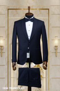 Men's Wedding Suit Navy Blue