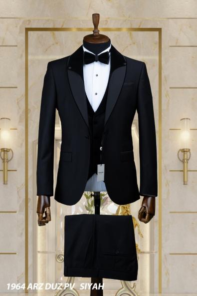 Men's Wedding Suit Black