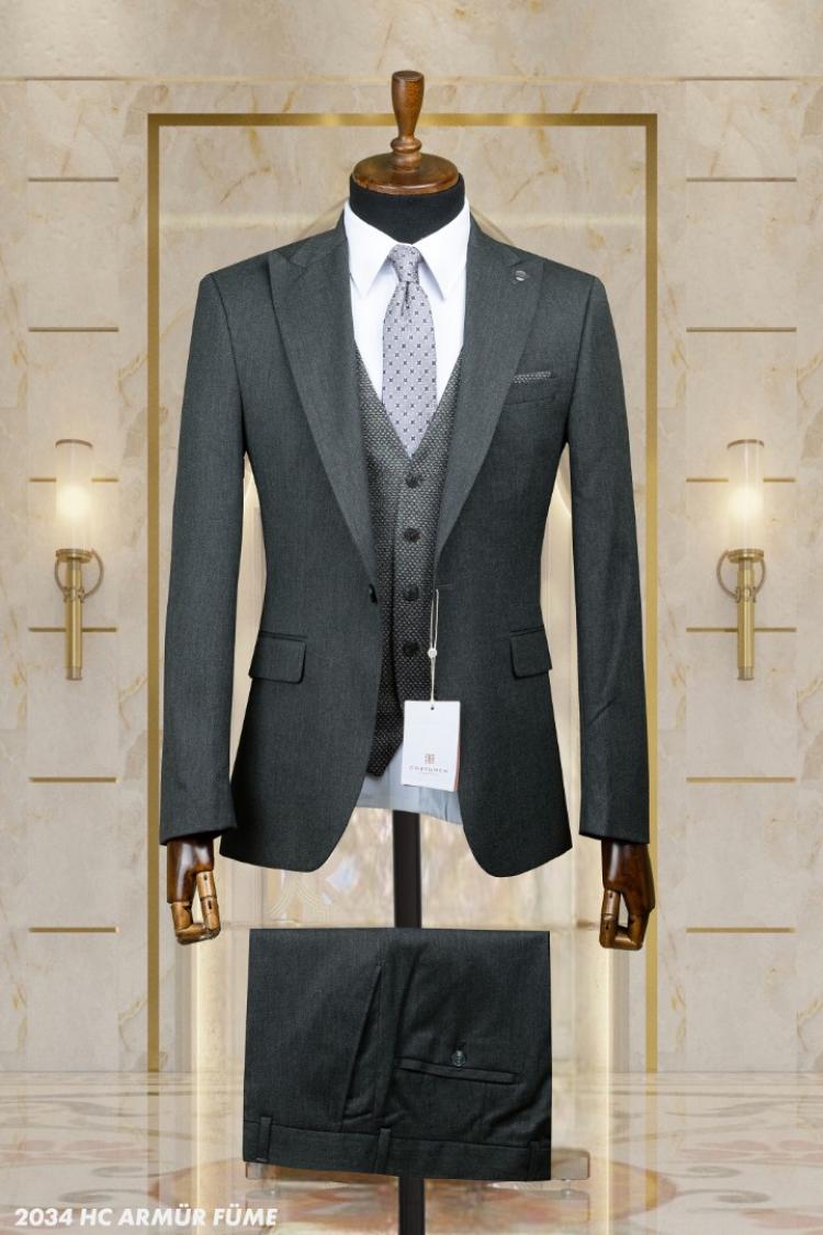 Double Sided Vest Men's Suit