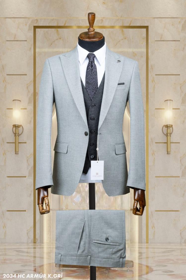 Double Sided Vest Men's Suit