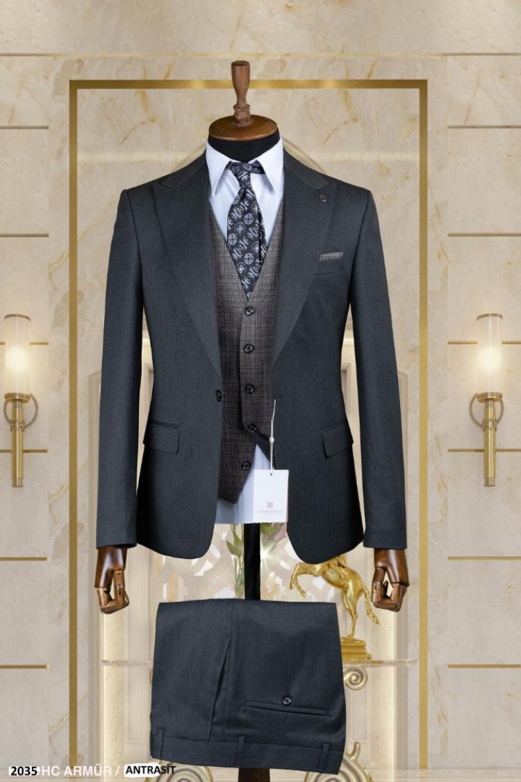 Double Sided Vest Men's Suit