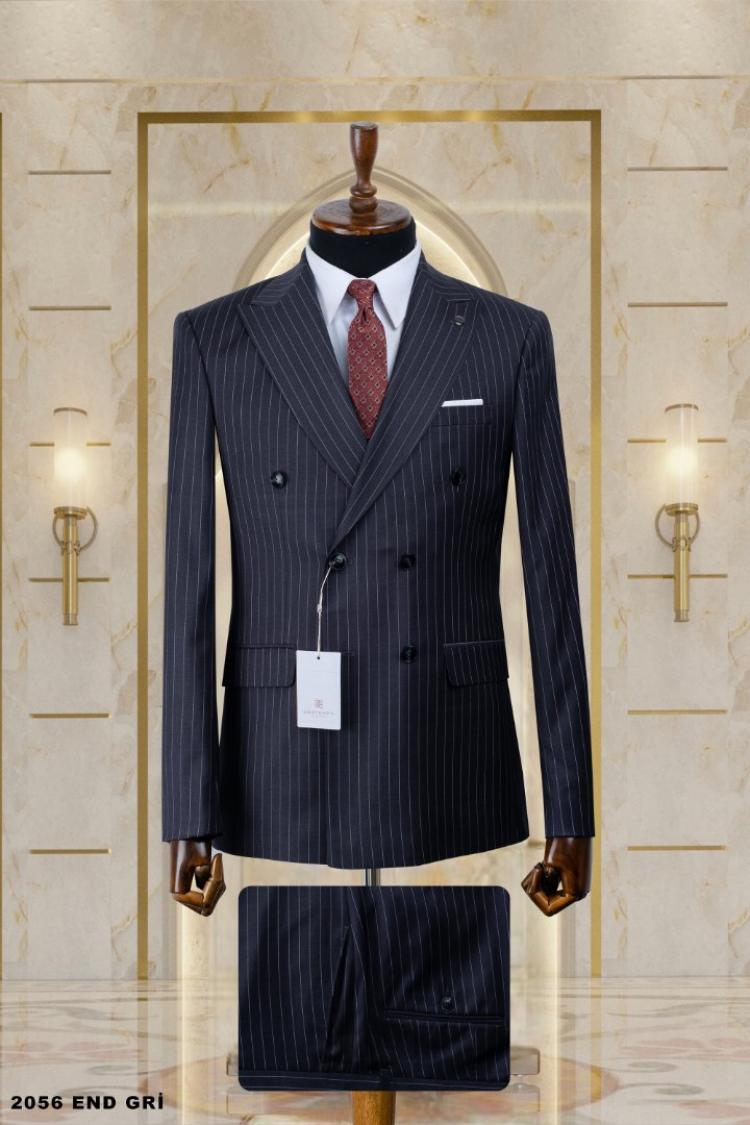 Double Breasted Men's Suit