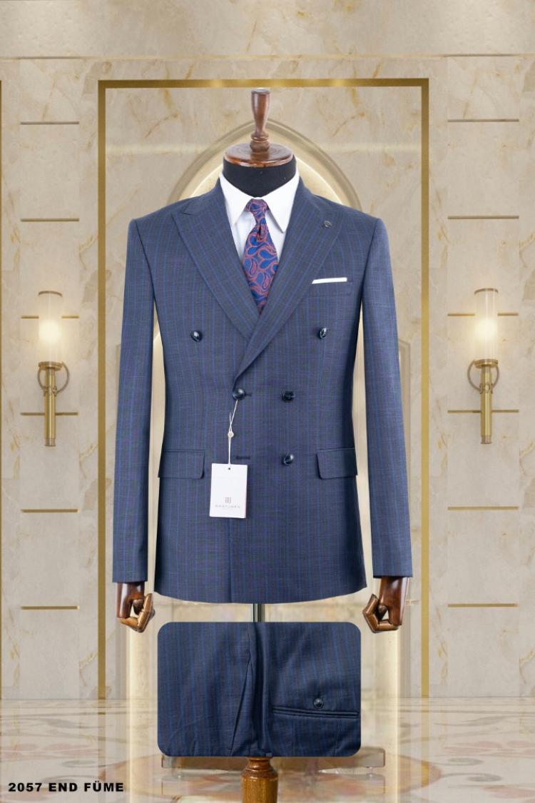 Double Breasted Men's Suit