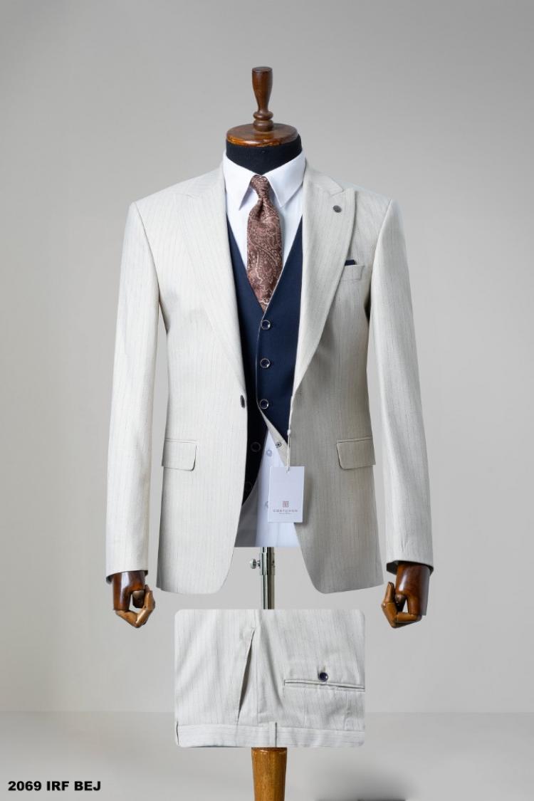 Double Sided Vest Men's Suit